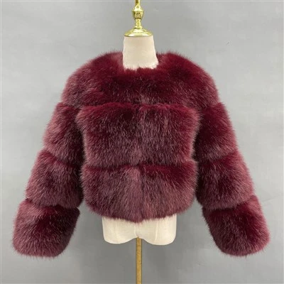 Jaket Fox bulu palsu
