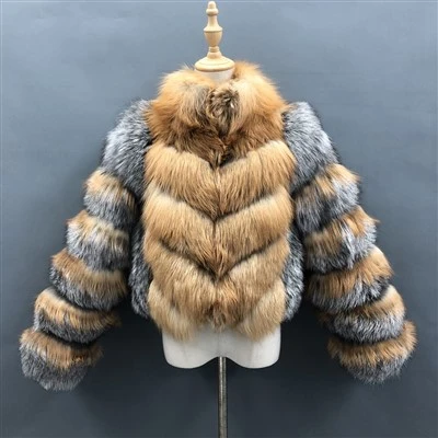 bulu Coat Silver Fox