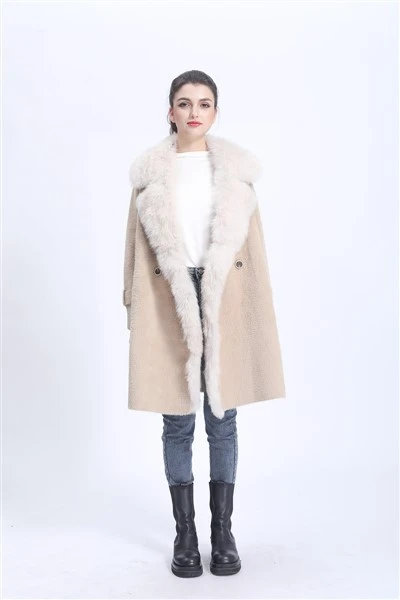 Cardigan Wanita Dilapisi Bulu